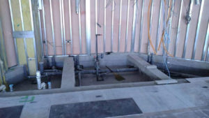 東京都豊島区のクリニックにて、新装工事に伴う置床工事を行いました。（乾式二重床）【秀和建工】