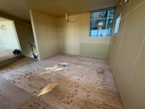 神奈川県横須賀市の戸建住宅にて、新築工事に伴う置床工事を行いました。（乾式二重床）【秀和建工】