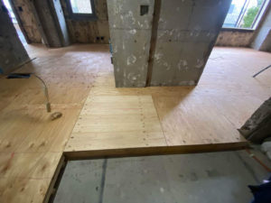 東京都港区のマンションにて、置床工事を行いました。（フリーフロアCP）【秀和建工】