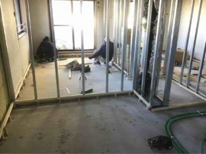 東京都品川区のマンションにて、置床工事を行いました。（乾式二重床）【秀和建工】