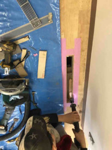 東京都武蔵野市の保育園にて、床暖房新設工事を行いました。(床換気口)【秀和建工】