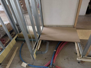 東京都北区のマンションにて、置床工事を行いました。(パーチクルボード)【秀和建工】