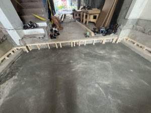 横浜市中区の戸建て住宅にて、置床工事を行いました。(乾式二重床)【秀和建工】