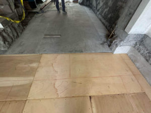 横浜市中区の戸建て住宅にて、置床工事を行いました。（乾式二重床）【秀和建工】