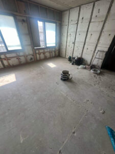 川崎市宮前区のマンションにて、1day置床工事を行いました。（乾式二重床）【秀和建工】