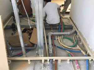 東京都品川区のマンションにて、置床工事を行いました。（乾式二重床）【秀和建工】