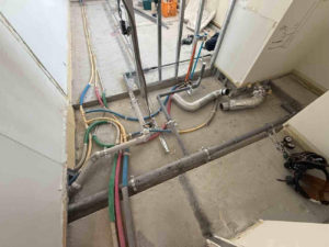 東京都品川区のマンションにて、置床工事を行いました。（乾式二重床）【秀和建工】