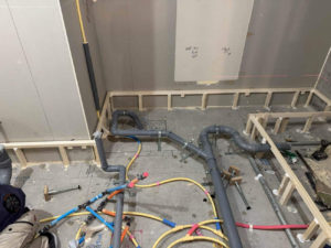 東京都港区のマンションにて、置床工事を行いました。（乾式二重床）【秀和建工】