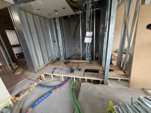 東京都中央区のマンションにて、置床工事を行いました。（乾式二重床）【秀和建工】