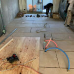 川崎市中原区のマンションにて、1day置床工事を行いました。（乾式二重床）【秀和建工】