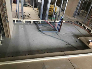 川崎市幸区のマンションにて、置床工事を行いました。(乾式二重床)【秀和建工】