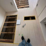 東京都江戸川区のアパートにて、置床工事を行いました。（乾式二重床,プラ束）【秀和建工】