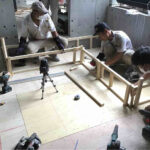 東京都大田区の戸建て住宅にて、地下で置床工事を行いました。（フリーフロアＥＰ）【秀和建工】