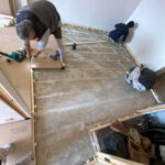 神奈川県座間市のマンションにて、置床工事を行いました。（乾式二重床）【秀和建工】