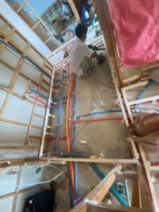 神奈川県大和市のマンションにて、1day置床工事を行いました。(乾式二重床)【秀和建工】