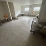神奈川県藤沢市のオフィスにて、1day置床工事を行いました。（乾式二重床）【秀和建工】