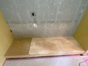 東京都世田谷区のマンションにて、置床工事を行いました。（乾式二重床）【秀和建工】