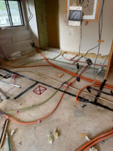 東京都世田谷区のマンションにて、置床工事を行いました。（乾式二重床）【秀和建工】