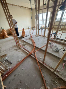 東京都世田谷区のマンションにて、置床工事を行いました。（乾式二重床）【秀和建工】