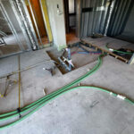 東京都中央区のマンションにて、置床工事を行いました。（乾式二重床）【秀和建工】