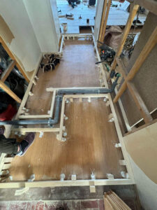 東京都大田区のマンションにて、置床工事を行いました。（乾式二重床）【秀和建工】