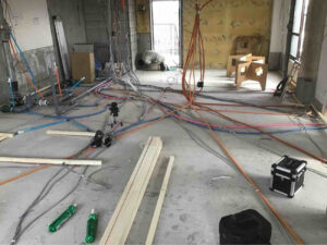 東京都大田区のマンションにて、1day置床工事を行いました。（乾式二重床）【秀和建工】