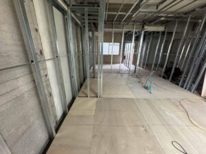 東京都杉並区のマンションにて、1day置床工事を行いました。（乾式二重床）【秀和建工】