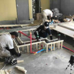 東京都港区のマンションにて、1day置床工事を行いました。（乾式二重床）【秀和建工】