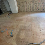 東京都千代田区にて、マンションの置床工事を行いました。（乾式二重床）【秀和建工】