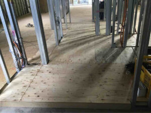 東京都千代田区のマンションにて、置床工事を行いました。（乾式二重床）【秀和建工】