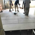 東京都港区のマンションにて、1day置床工事を行いました。（乾式二重床）【秀和建工】