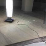 東京都武蔵野市の店舗にて、置床工事を行いました。（ラワン構造用合板12ｍｍ）【秀和建工】