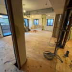 東京都目黒区のマンションにて、1day置床工事を行いました。（乾式二重床）【秀和建工】