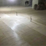 相模原市南区の店舗にて、置床工事を行いました。（乾式二重床）【秀和建工】