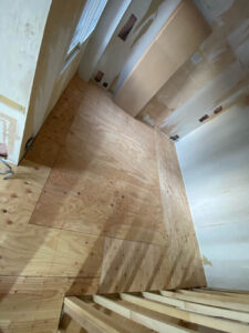 東京都目黒区のマンションにて、置床工事を行いました。（乾式二重床）【秀和建工】