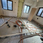 東京都目黒区のマンションにて、1day置床工事を行いました。（乾式二重床）【秀和建工】