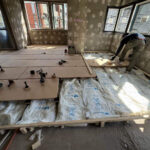 東京都港区のマンションにて、置床工事を行いました。（乾式二重床）【秀和建工】