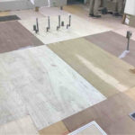 横浜市神奈川区にて、店舗調理室の改修工事を行いました。（乾式二重床、万協）【秀和建工】