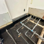 横浜市神奈川区にて、店舗調理室の改修工事を行いました。（乾式二重床、万協）【秀和建工】