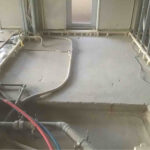 東京都中央区のマンションにて、1day置床工事を行いました。（乾式二重床）【秀和建工】