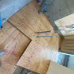マンション　置床工事　乾式二重床（東京都港区）