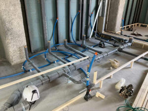 東京都江戸川区にある保育園にて、置床工事を行いました。（乾式二重床）【秀和建工】