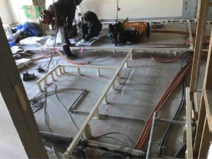 東京都目黒区のマンションにて、置床工事を行いました。（乾式二重床）【秀和建工】