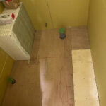 東京都渋谷区のマンションにて、１day置床工事を行いました。（乾式二重床）【秀和建工】