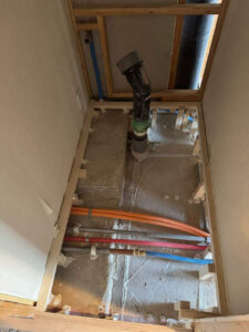 川崎市中原区のマンションにて、１day置床工事を行いました。（乾式二重床）【秀和建工】