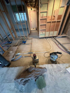 川崎市中原区のマンションにて、１day置床工事を行いました。（乾式二重床）【秀和建工】