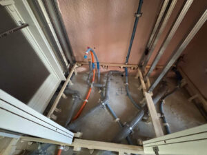 川崎市川崎区のマンションにて、置床工事を行いました。（乾式二重床）【秀和建工】