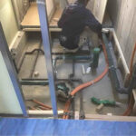 東京都世田谷区のマンションにて、置床工事を行いました。（乾式二重床）【秀和建工】