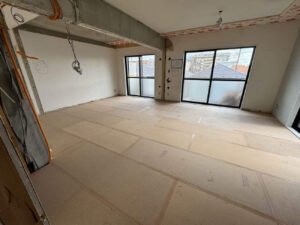 相模原市南区のマンションにて、１day置床工事を行いました。（乾式二重床）【秀和建工】