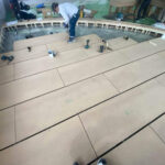 横浜市西区のマンションにて、置床工事を行いました。（乾式二重床）【秀和建工】